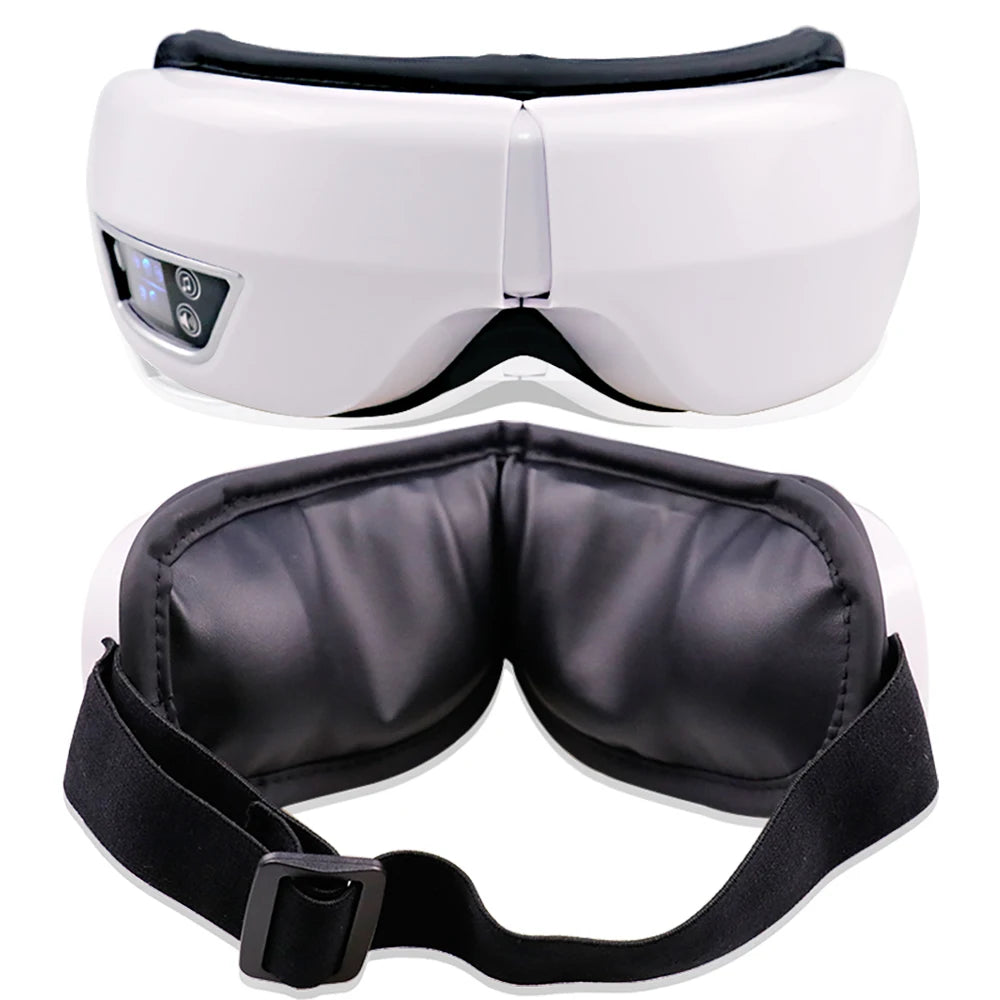 Smart Foldable Eye Massager – Vibration, Airbag Compression & Bluetooth Music for Eye Relief