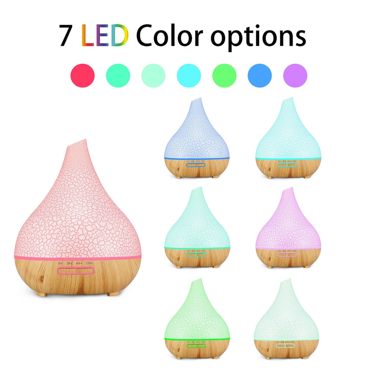 Tuya WiFi Smart Aroma Diffuser – Works with Google Home & Alexa, Ultrasonic Humidifier
