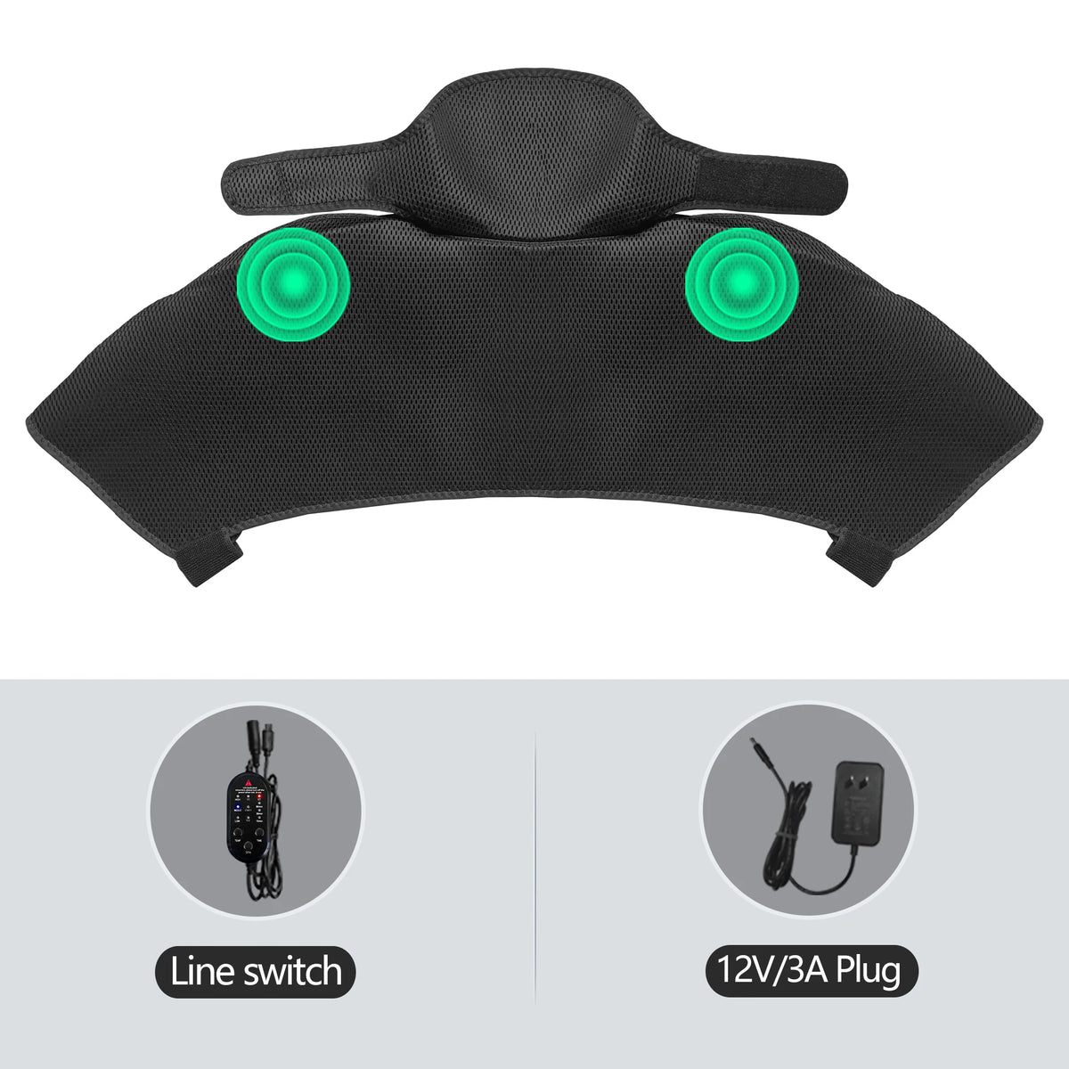 Heated Shoulder & Back Massager – 3 Massage Modes with Adjustable Heat