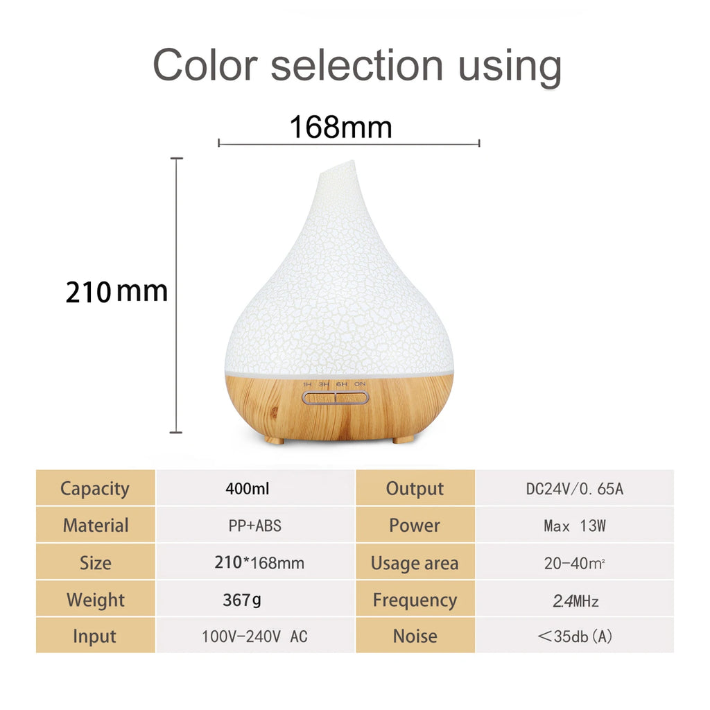 Tuya WiFi Smart Aroma Diffuser – Works with Google Home & Alexa, Ultrasonic Humidifier