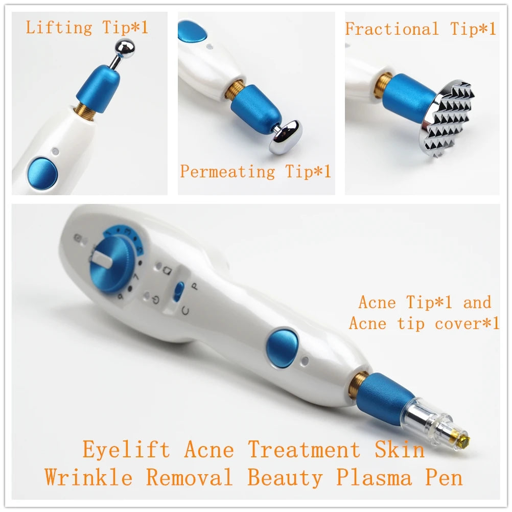 Plamax Cold Plasma Pen – Skin Tag, Wart & Dark Spot Remover with Fibroblast Eyelid Lift