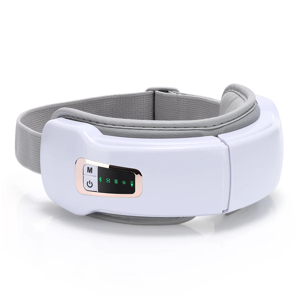 Smart Eye Massager with Heat & Music – Relieves Migraines, Eye Strain, Dark Circles & Improves Sleep
