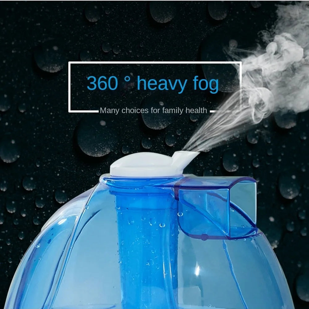 2.5L Quiet Ultrasonic Humidifier – 360° Rotation Essential Oil Diffuser for Bedroom