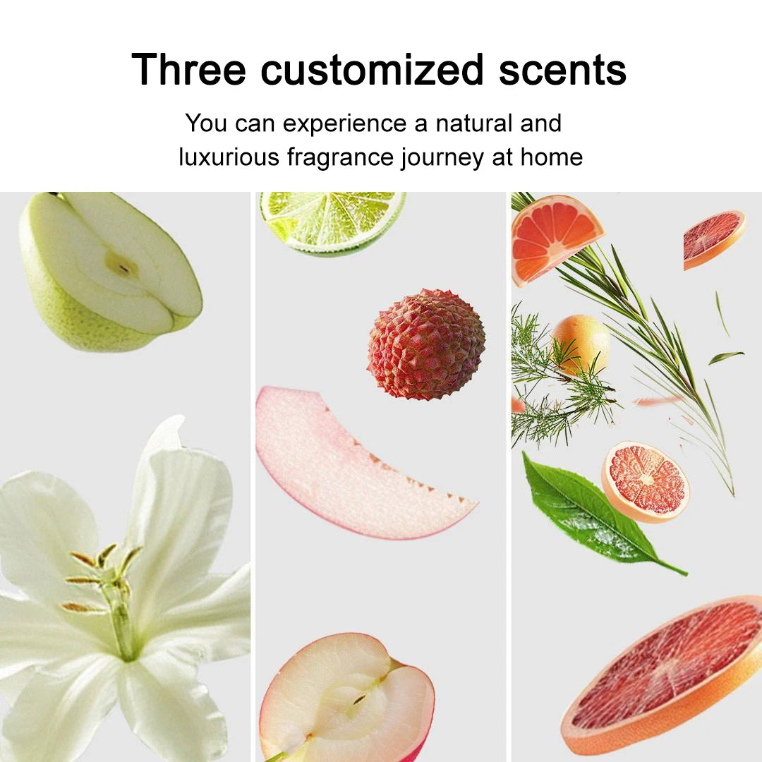 MIJIA Smart Scent Diffuser 2 – Sealed Bottle, Wood Tea & Lychee Scents, 135ml, 60 Days Use