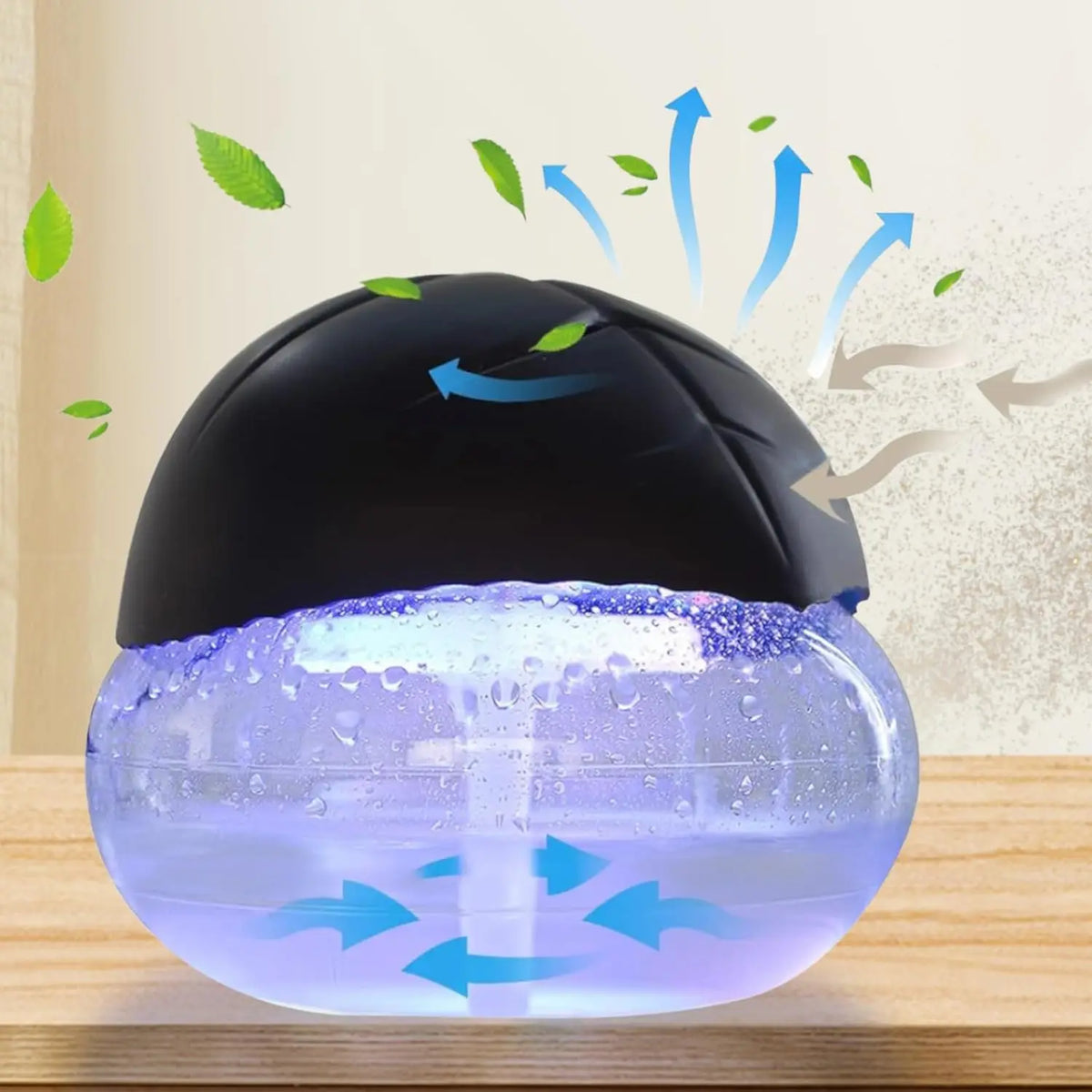 Water-Based Air Washer & Aroma Diffuser – Essential Oil Diffuser with 7 LED Colour Night Light