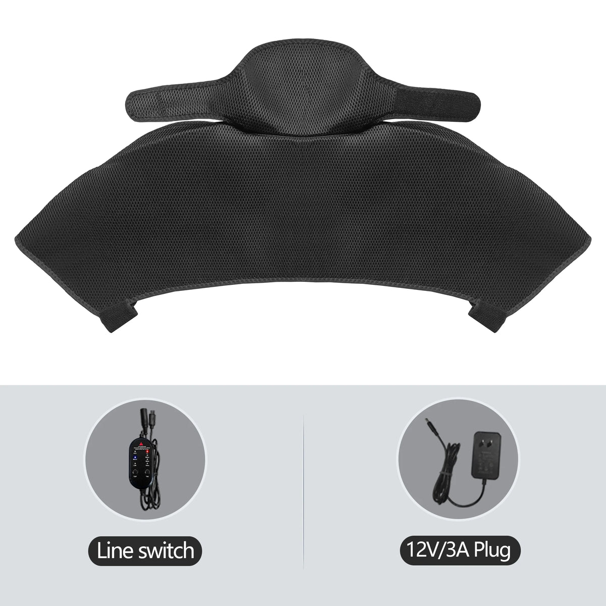 Heated Shoulder & Back Massager – 3 Massage Modes with Adjustable Heat