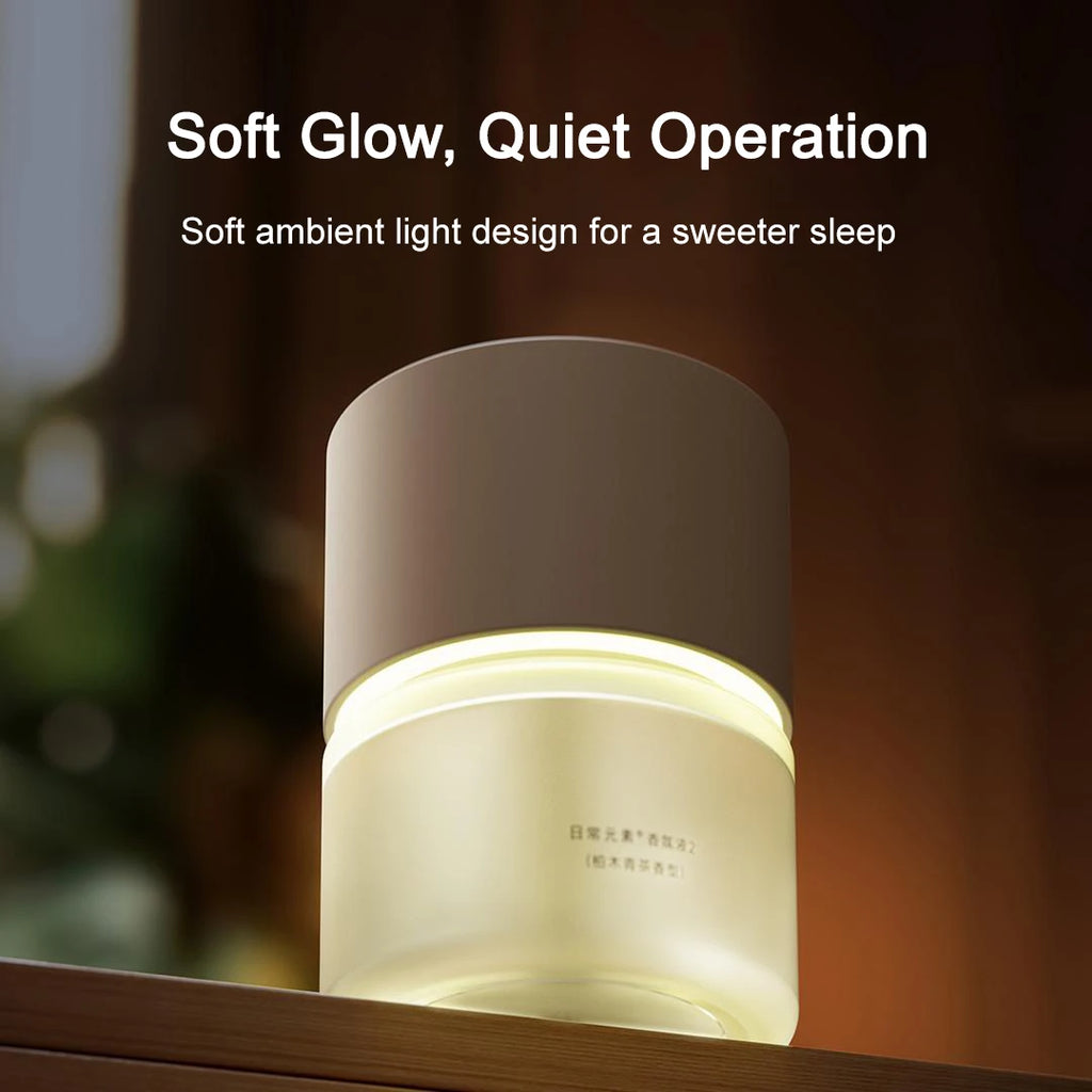 MIJIA Smart Scent Diffuser 2 – Wood Tea & Lychee, 135ml Sealed Bottle, 3 Levels, Type-C