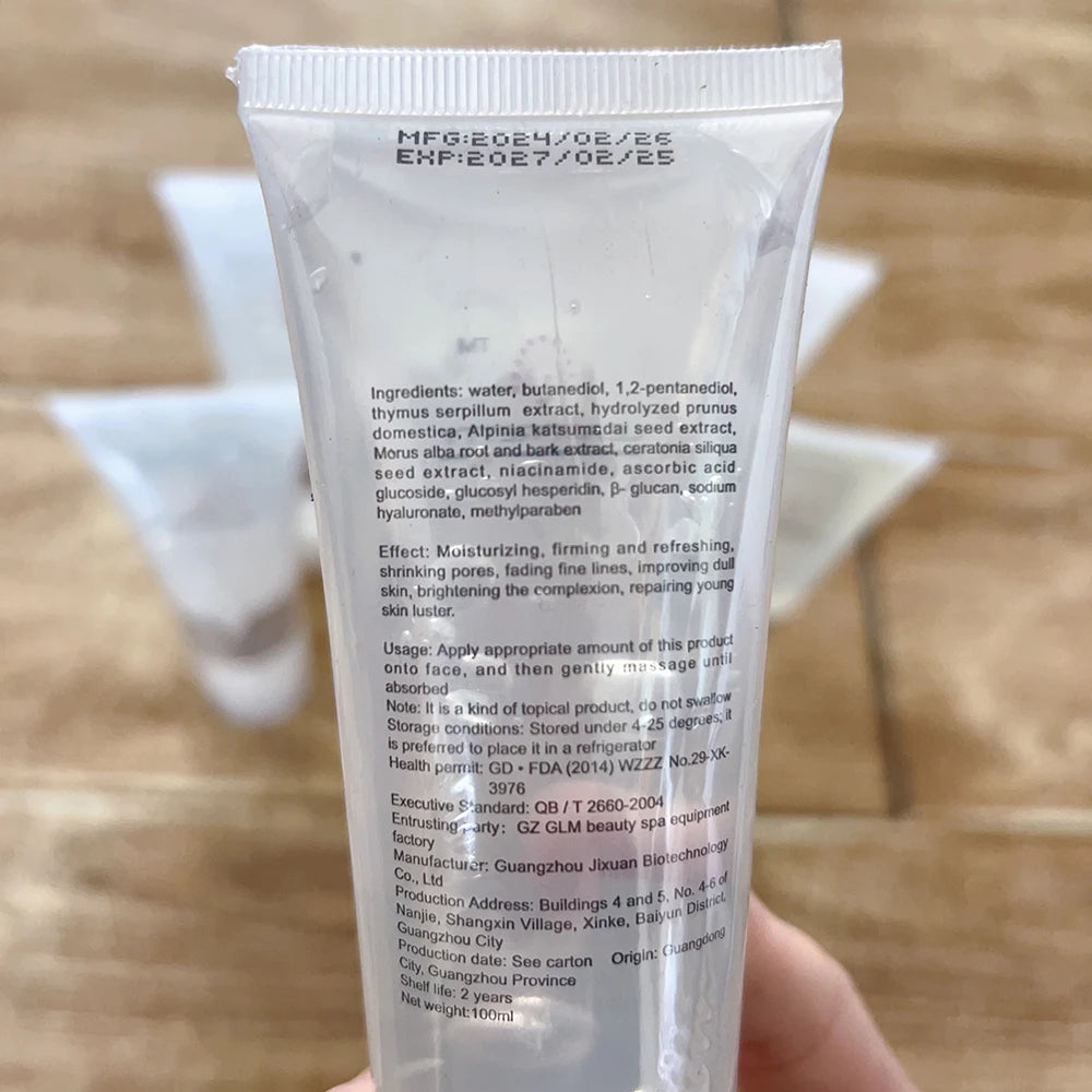Newest 100ML Ultrasonic HIFU Gel Skin Firming Tighten Anti Wrinkles Gel High Intensity Focused Ultrasound Massager Gel 1PCS