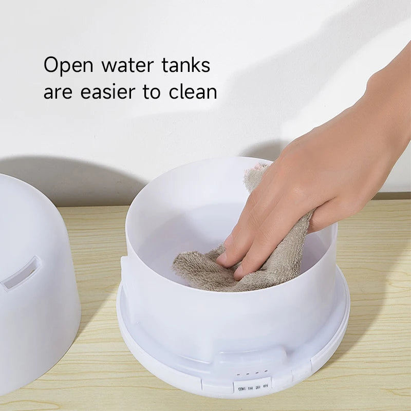 500ml Ultrasonic Aroma Diffuser – Remote Control, LED Night Lights & Essential Oil Humidifier