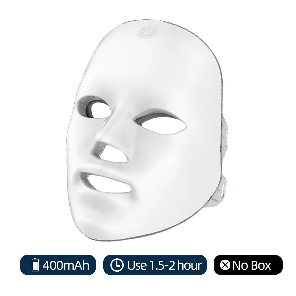 Wireless 7-Colour LED Face Mask – Photon Skin Firming, Anti-Ageing & Rejuvenation