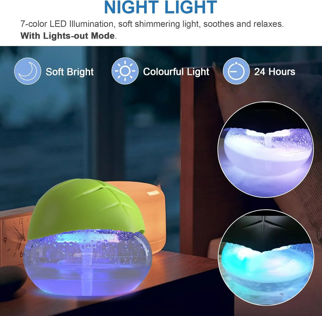 Air Purifier & Aroma Diffuser – Essential Oil Air Freshener for Home, Office & Bedroom