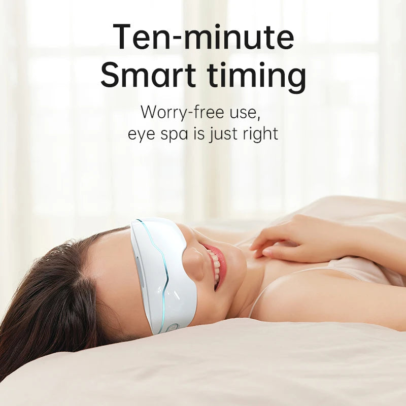 Electric Nano Steam Eye Massager – Acupressure & Portable Design for Dry Eyes & Sleep