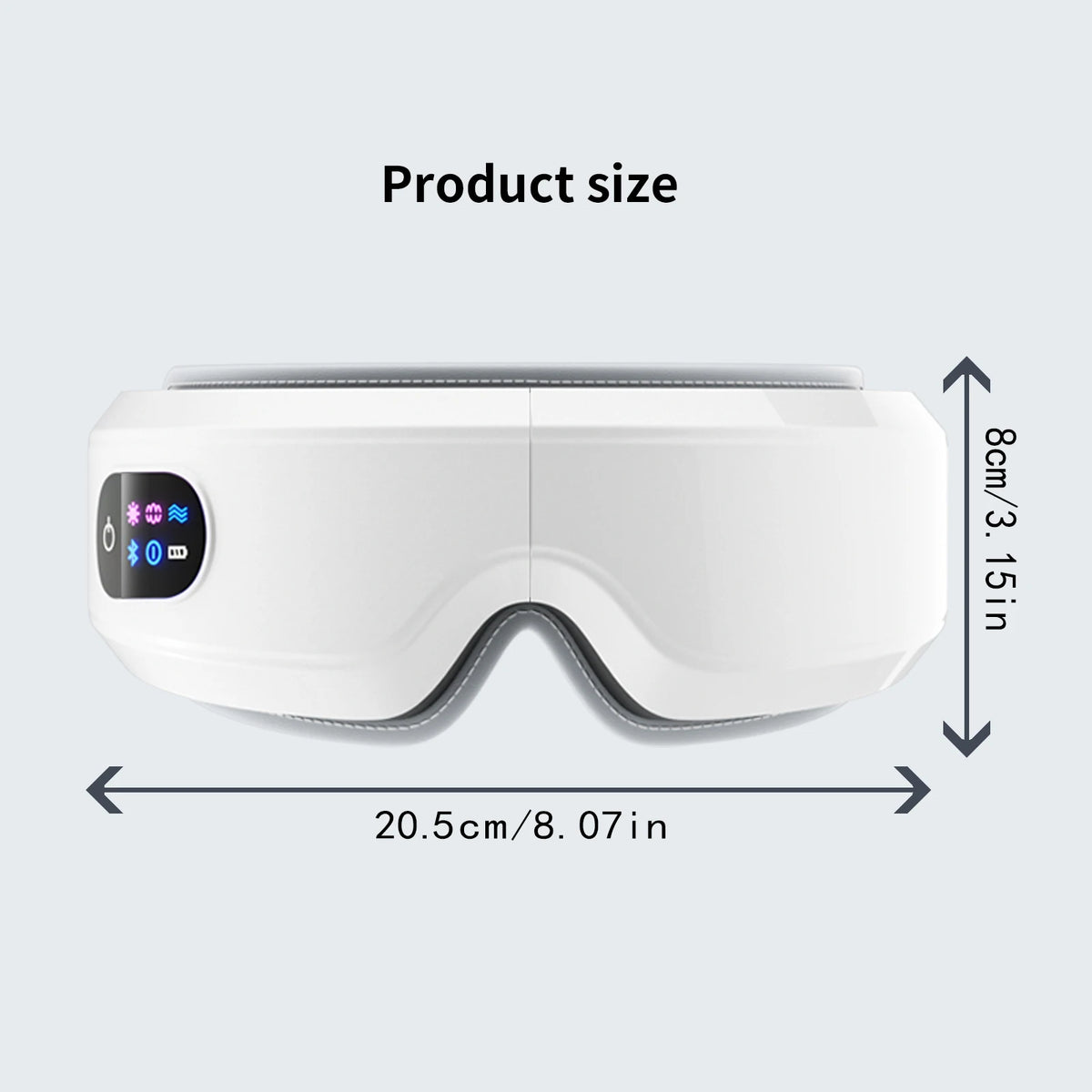 Smart Vibration Eye Massager – Airbag Compression, Bluetooth Music & Sleep Eye Mask
